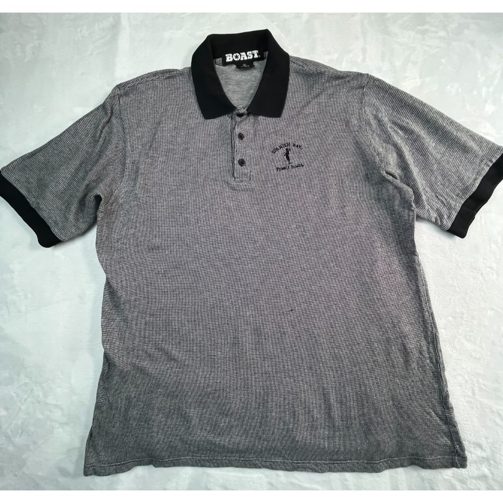 VTG BOAST Spanish Bay Pebble Beach‎ Mens L Polo Shirt